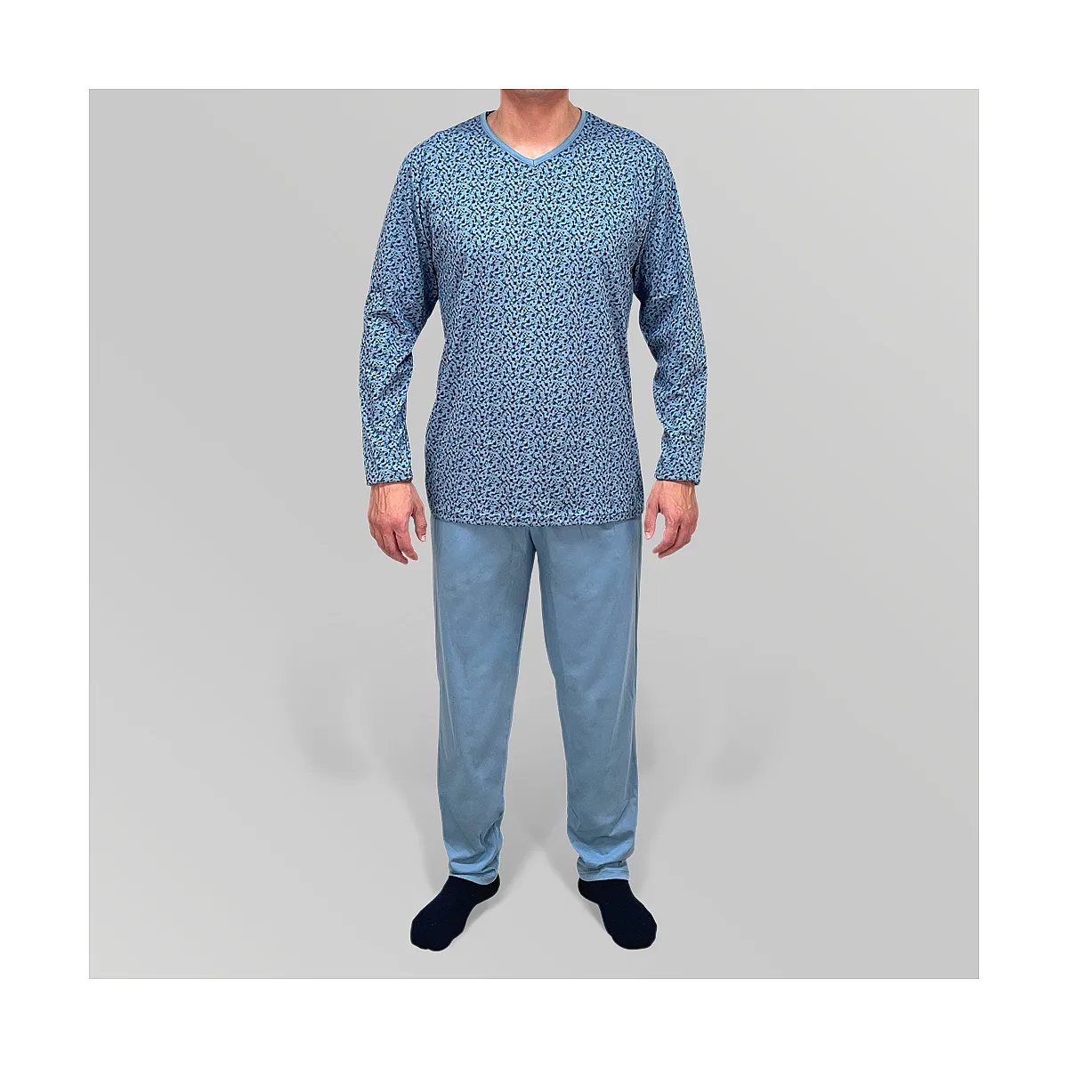 0831 PIJAMA ALGODÓN HOMBRE FERRY'S ESTAMPADO MONOS