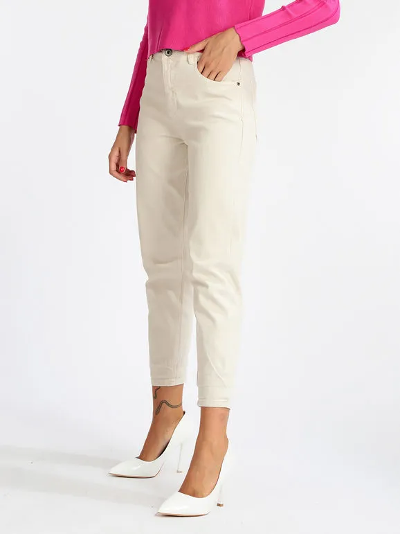 3d Denim Pantalón mujer tiro súper alto