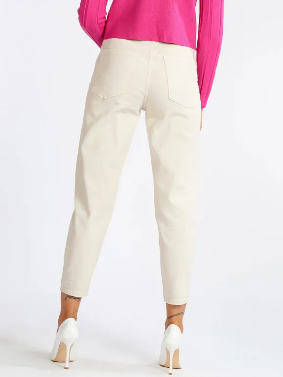 3d Denim Pantalón mujer tiro súper alto
