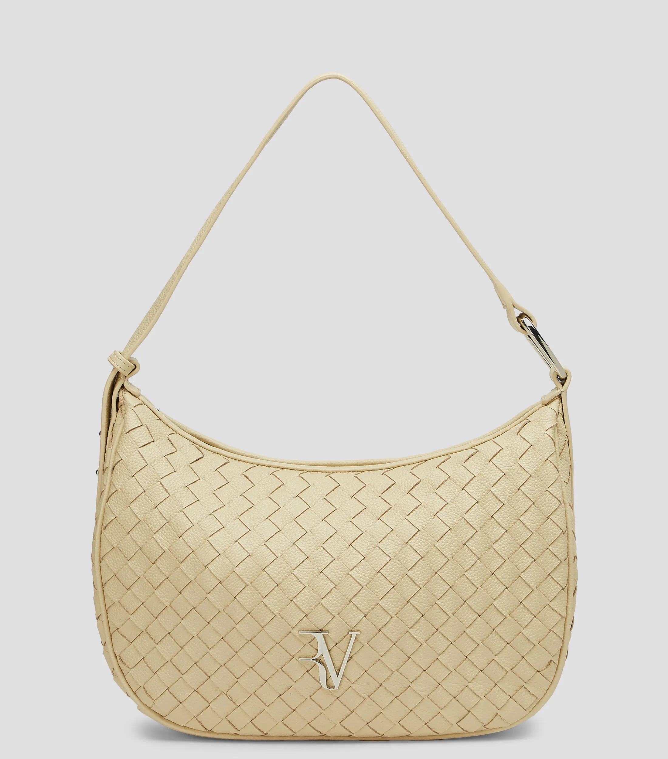 4353_Roberto Verino Bolso Hobo entrelazado en piel Mujer