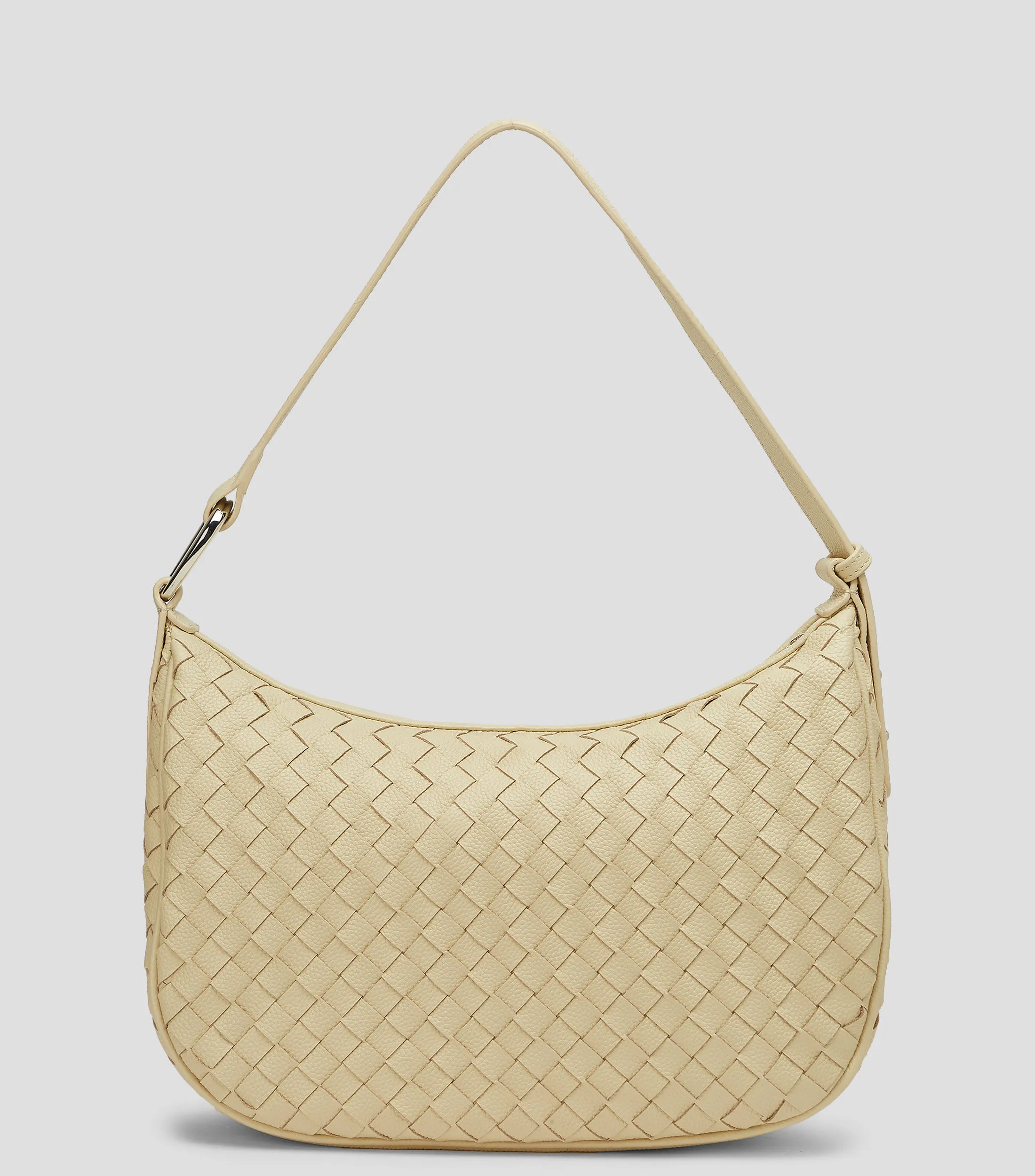4353_Roberto Verino Bolso Hobo entrelazado en piel Mujer