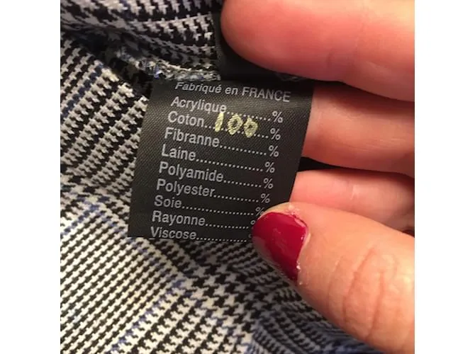 ALEXIS MABILLE Pantalón T.Internacional M Algodón Gris 