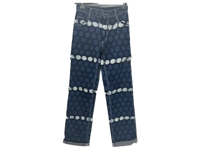 Autre Marque CHARLES JEFFREY LOVERBOY Pantalón T.Algodón S Internacional Azul 