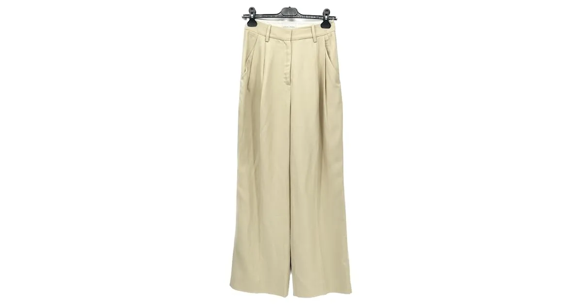 Autre Marque LOULOU STUDIO Pantalón T.Viscosa XS Internacional Beige 