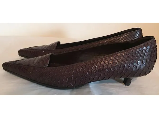 Autre Marque Tacones Castaño 