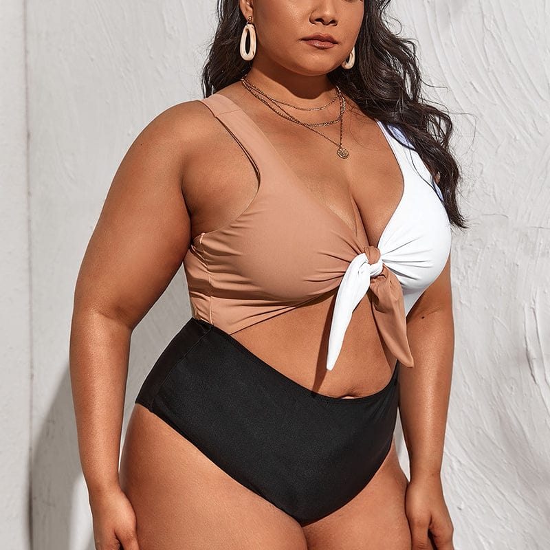 Baador plus size de tres colores con abertura