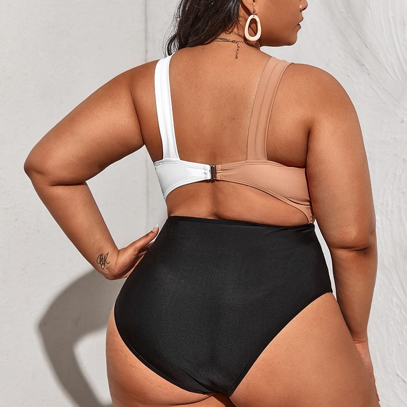 Baador plus size de tres colores con abertura