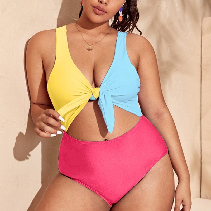 Baador plus size de tres colores con abertura