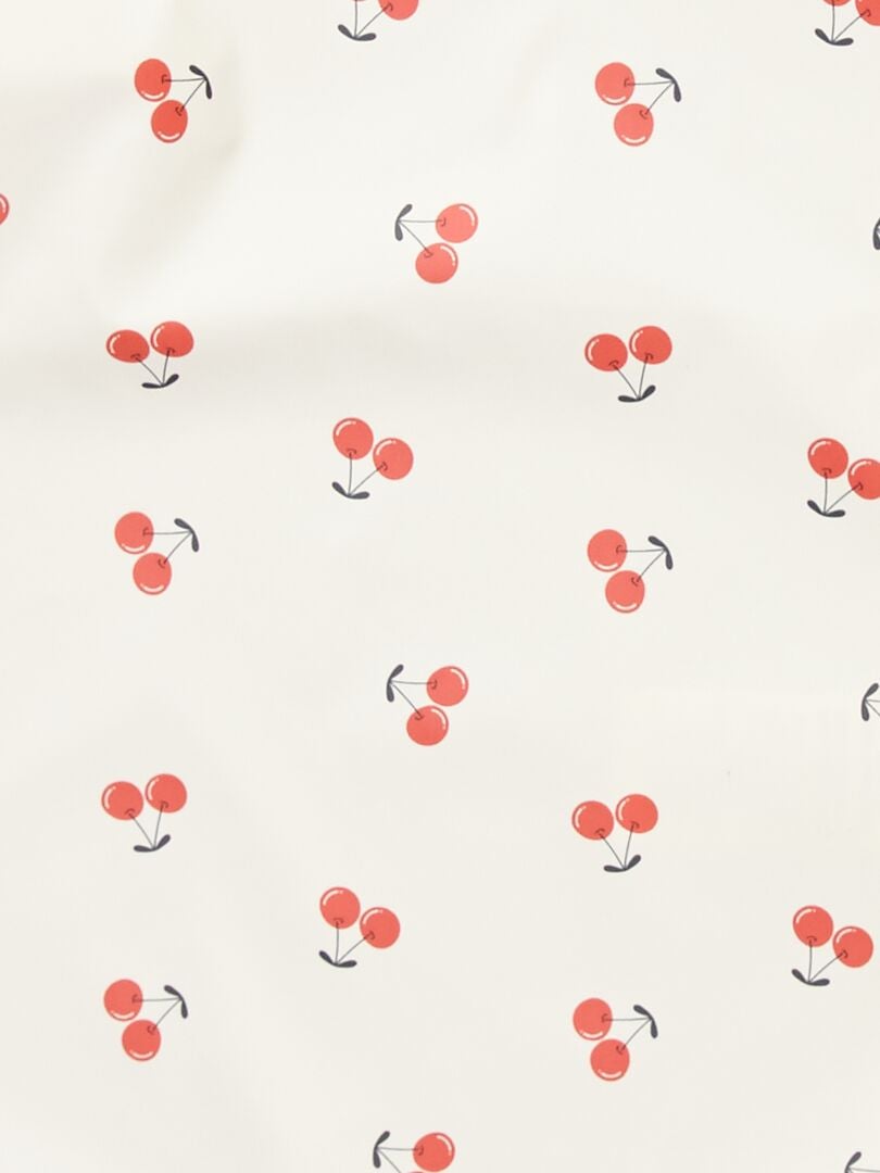 BABERO IMPERMEABLE ESTAMPADO  BLANCO