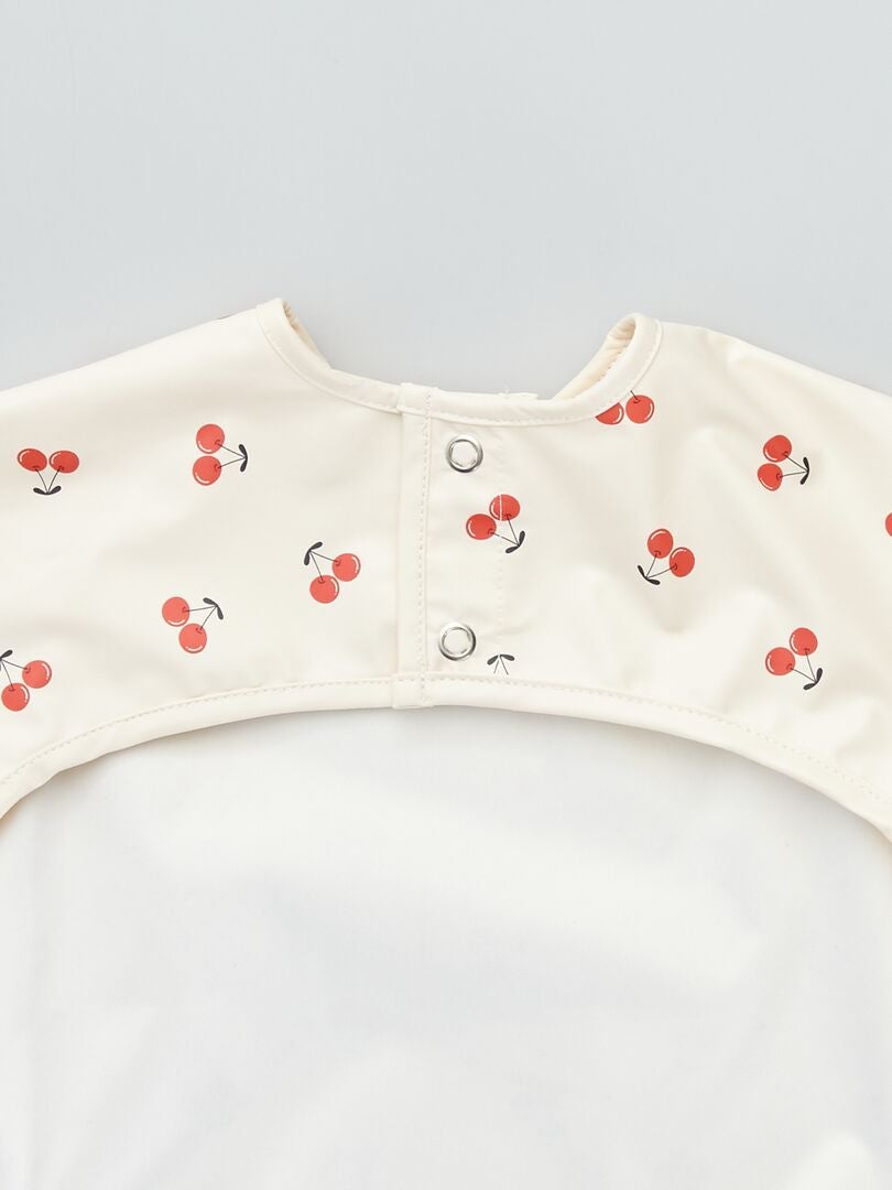 BABERO IMPERMEABLE ESTAMPADO  BLANCO
