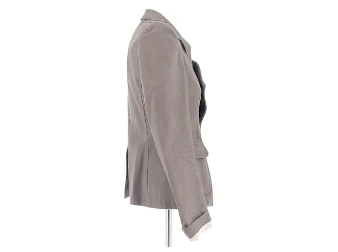 BALENCIAGA Chaquetas T.FR 40 Algodón Caqui 