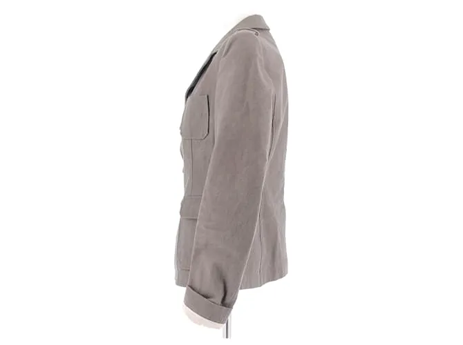 BALENCIAGA Chaquetas T.FR 40 Algodón Caqui 