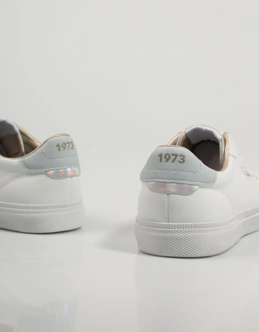  baskets PEPE JEANS Kenton en Blanc 81661
