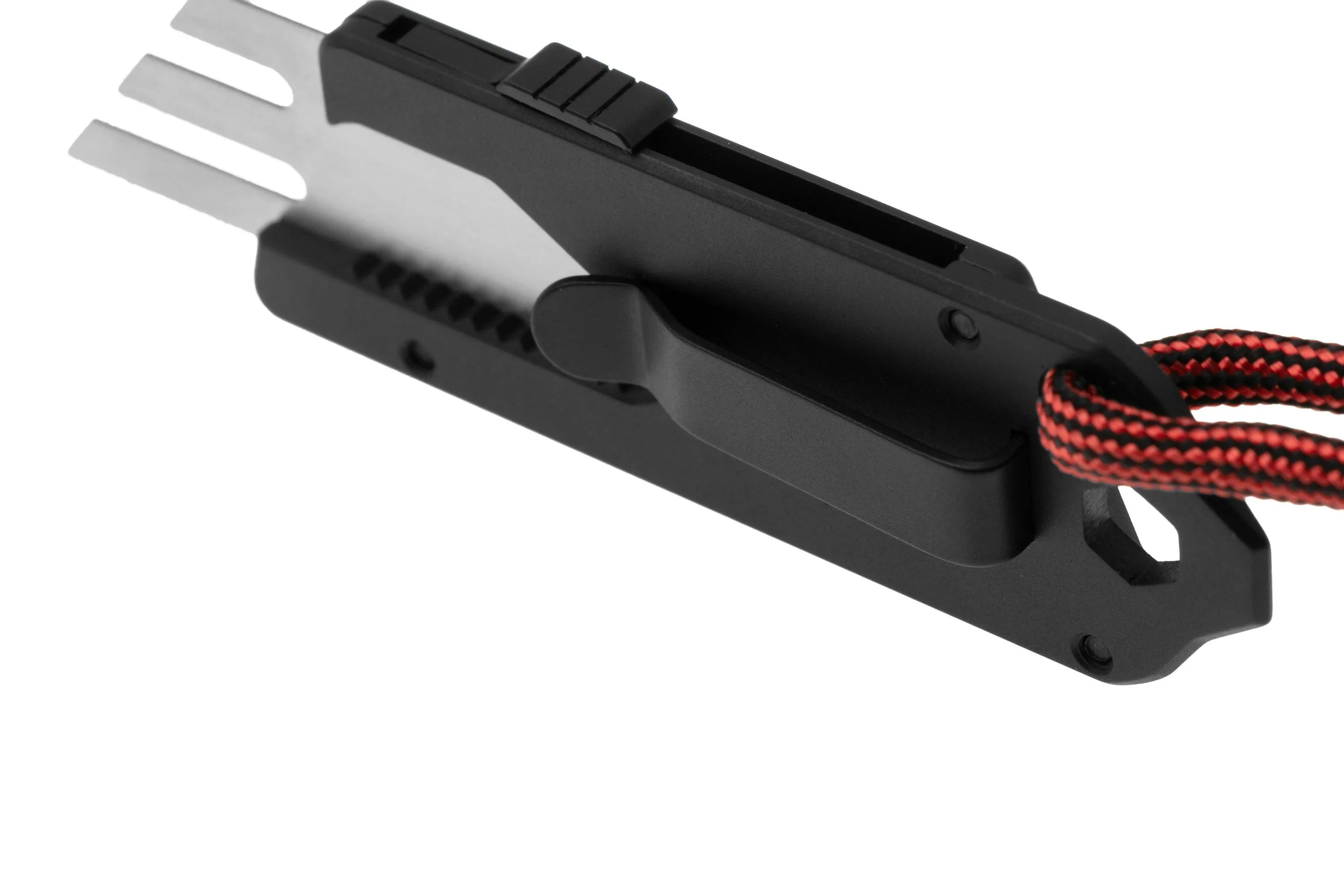BIG IDEA DESIGN TPT SLIDE TITANIUM POCKET TOOL TPTBK MATTE BLACK TITANIUM, CUCHILLO MULTIUSOS