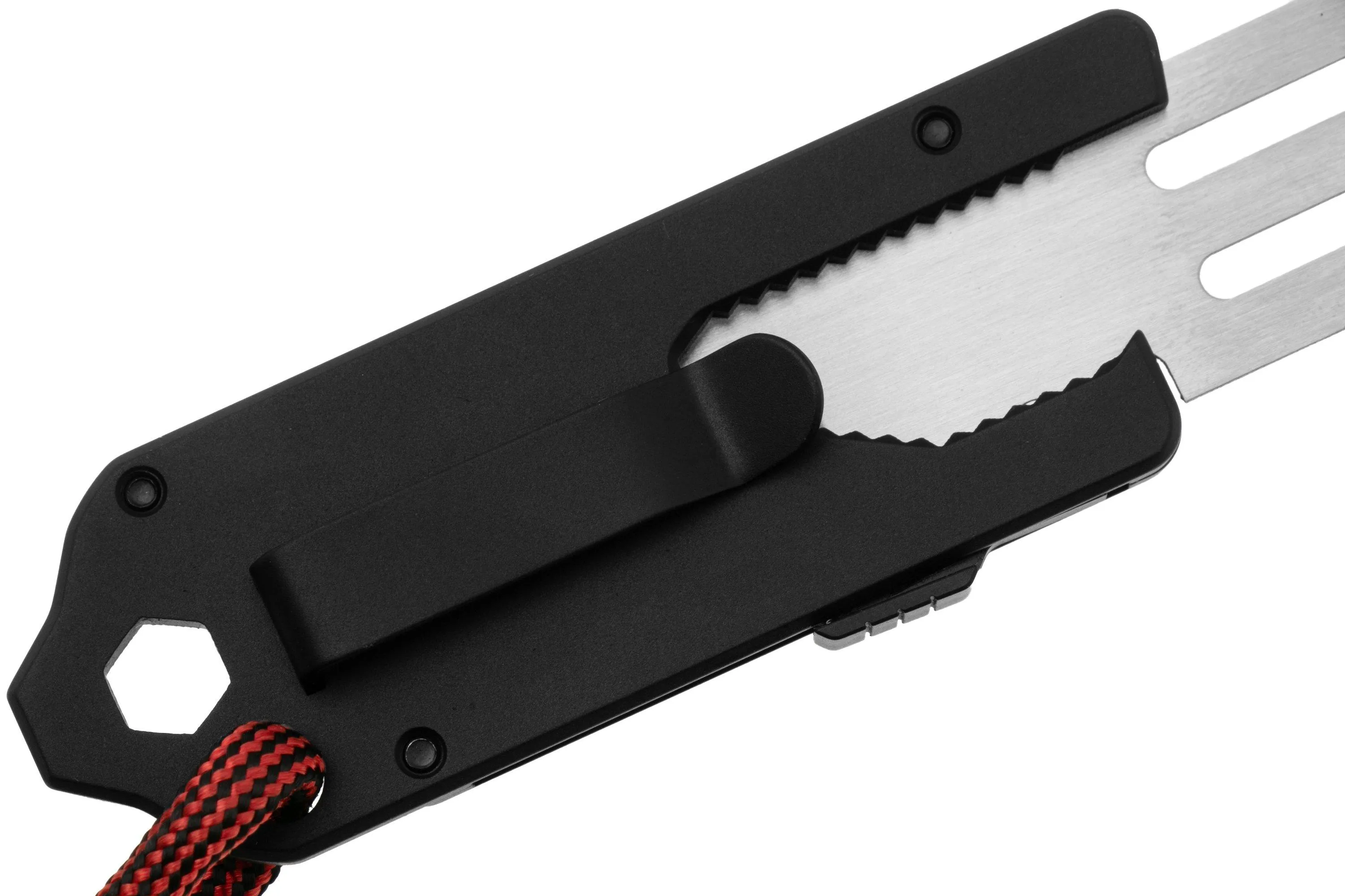 BIG IDEA DESIGN TPT SLIDE TITANIUM POCKET TOOL TPTBK MATTE BLACK TITANIUM, CUCHILLO MULTIUSOS