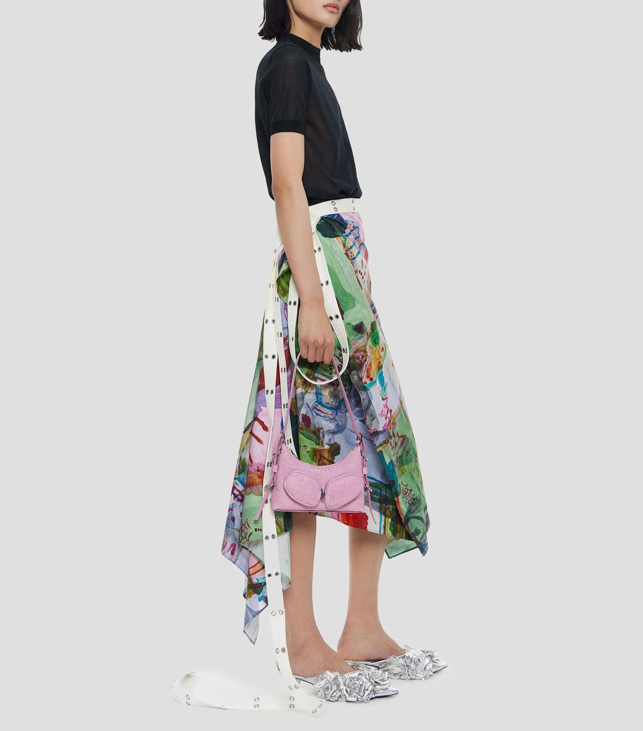 Bimba y Lola Bolso Hobo Pocket en Piel Mujer