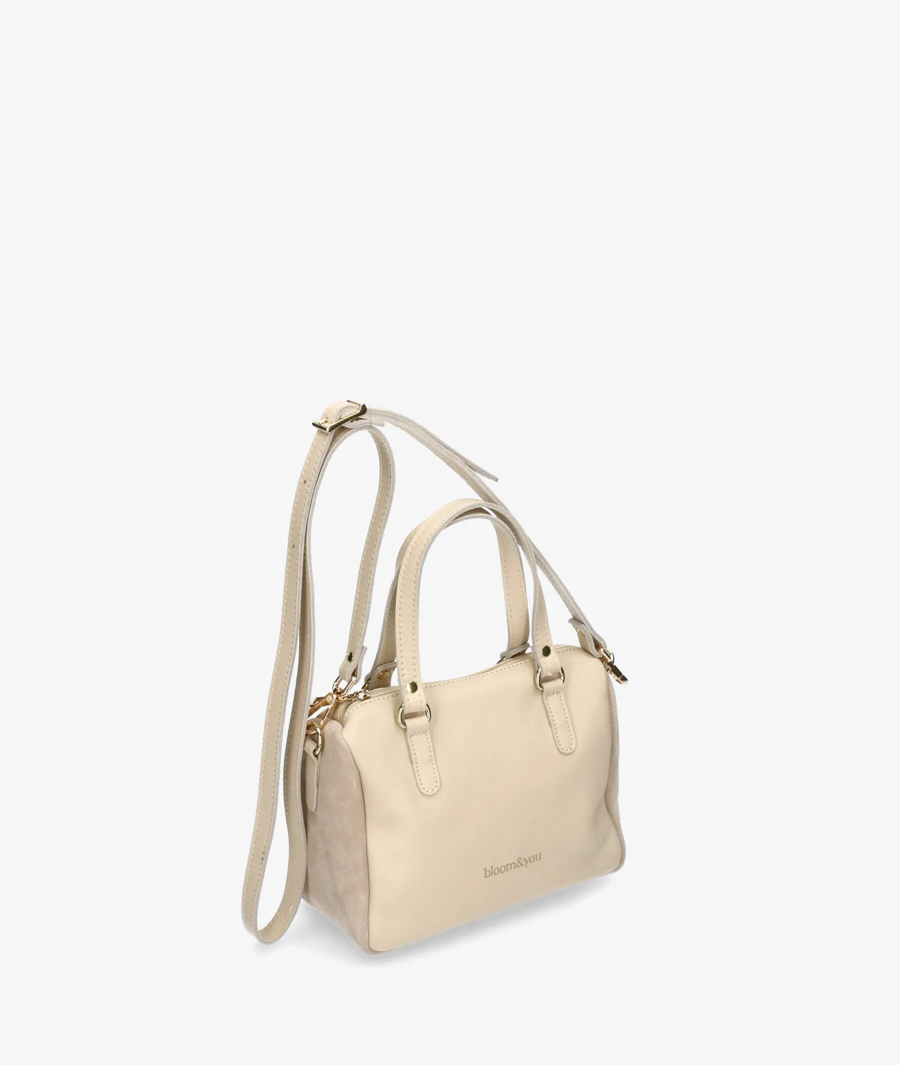 Bolso de piel bloom&you BLOOM CLASSY en beige  Medidas 20 x 17 x 10 cmts