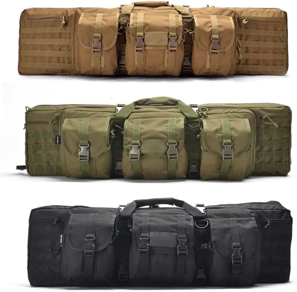 BomDog Estuche para Rifle Bolsa Táctica Paraa  Mochila para Rifle Estuche para Rifle  Estuche Doble para Rifle/Green