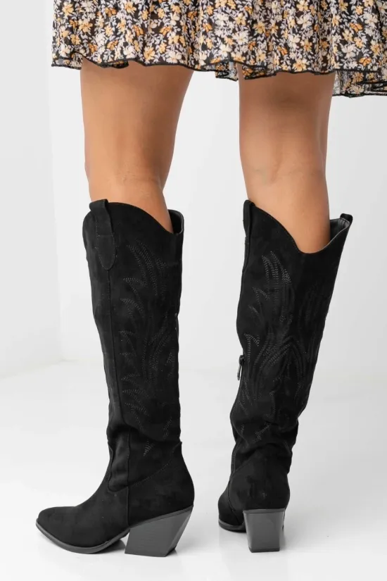BOTA ALTA ESTRAL  NEGRO