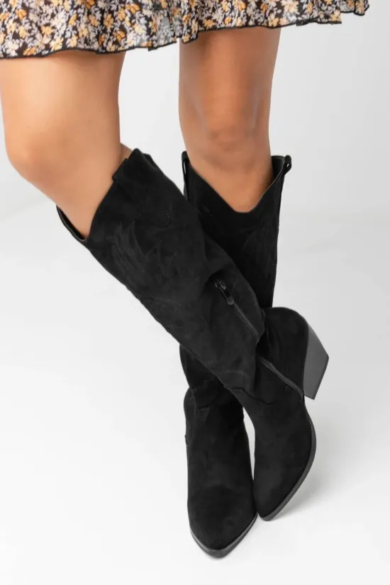 BOTA ALTA ESTRAL  NEGRO