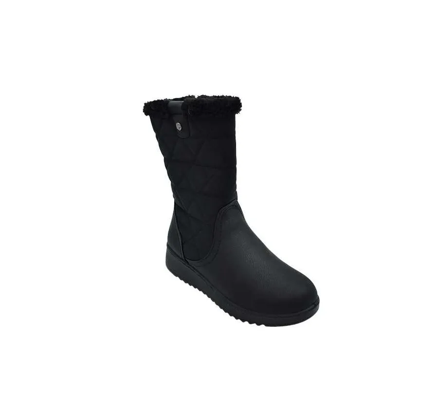 BOTA AMARPIES AJH22414 GRIS CÓMODA Y LIGERA PARA MUJER PLANTILLA MEMORY SPONGE MEMBRANA WATER REPELLENT 27472