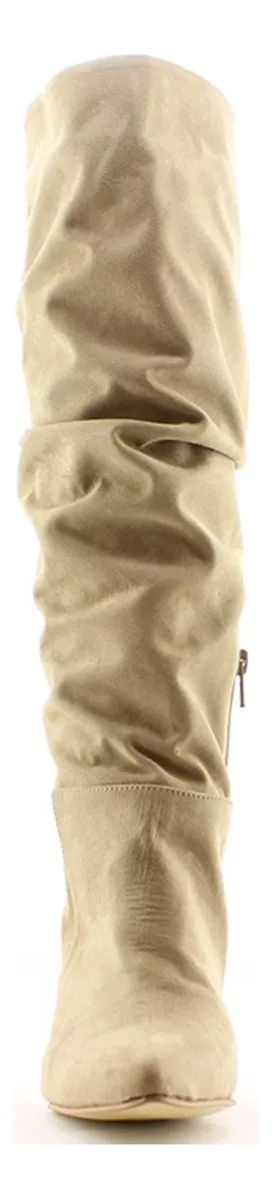 Botas Caña Alta Dama Mujer Taco Separado Comodas Carg