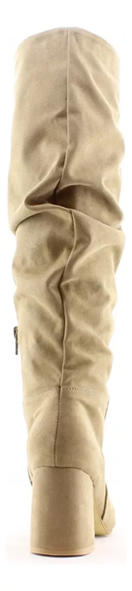 Botas Caña Alta Dama Mujer Taco Separado Comodas Carg