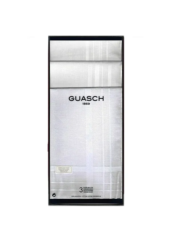 Caja con 6 Pañuelos Guasch Luxor. Rulo a Mano