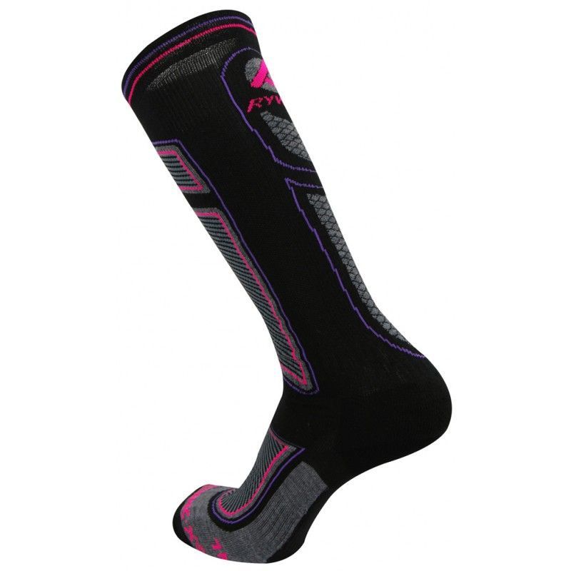 CALCETíN DE ESQUí BIOCERAMIC X RYWAN FUSHIA VIOLET