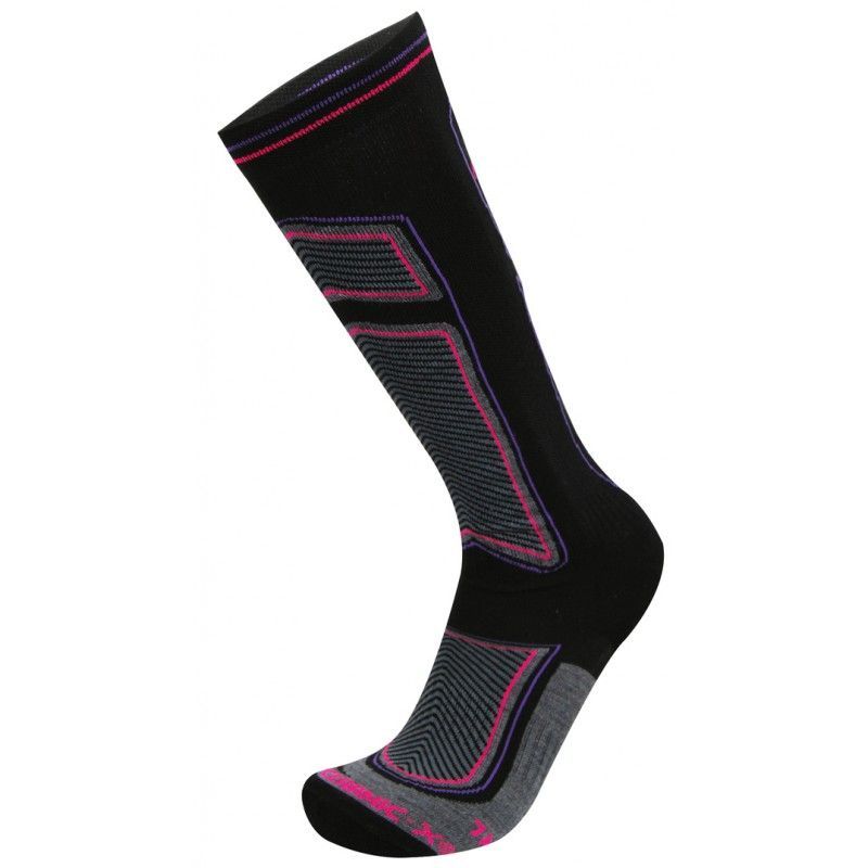 CALCETíN DE ESQUí BIOCERAMIC X RYWAN FUSHIA VIOLET