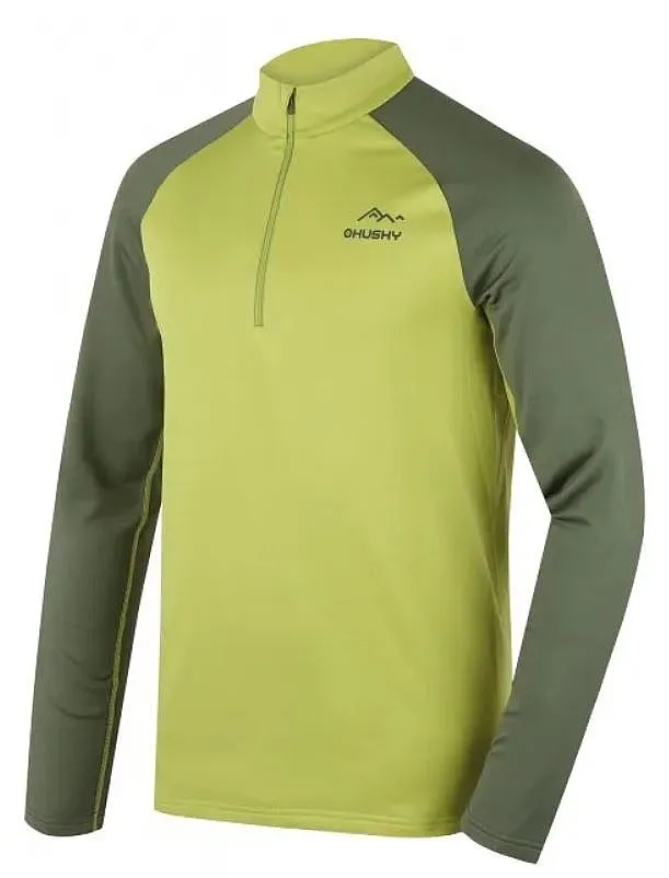 CAMISA HUSKY ACTIVE WINTER TROMI ZIP LS  BRIGHT GREEN  MEN´S