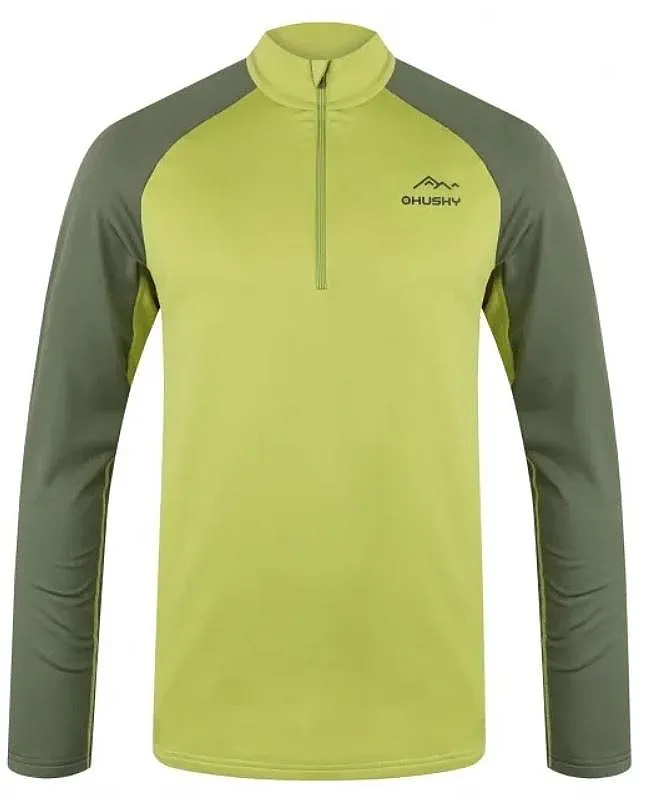 CAMISA HUSKY ACTIVE WINTER TROMI ZIP LS  BRIGHT GREEN  MEN´S