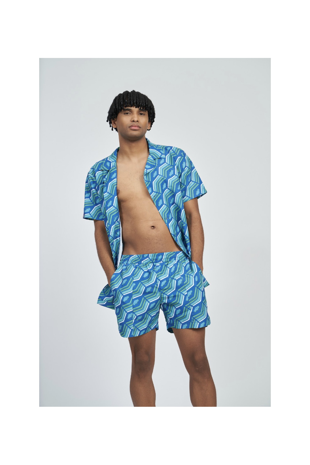 Camisa Umbro  Cabana Printed Quetzal Green Multi