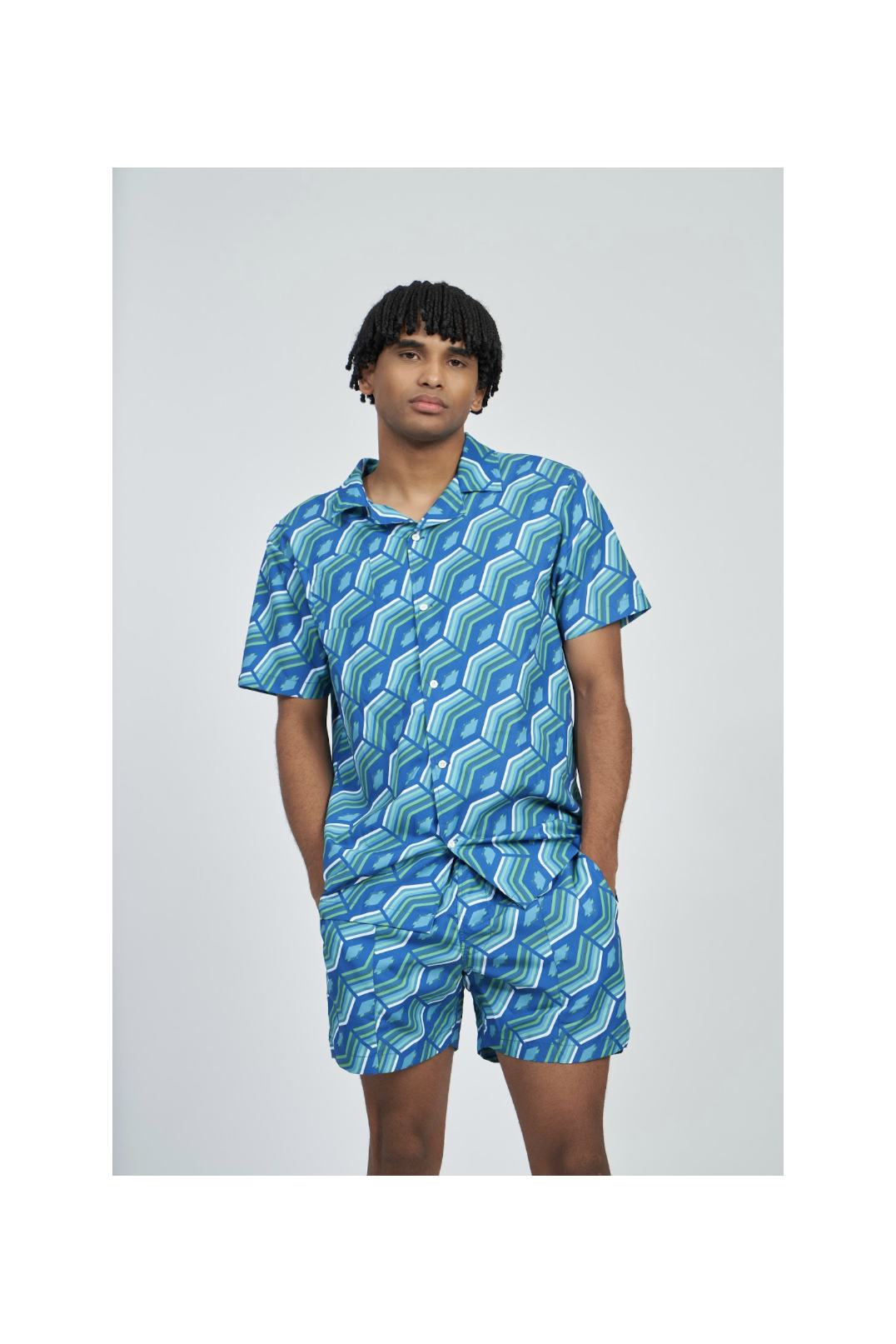 Camisa Umbro  Cabana Printed Quetzal Green Multi