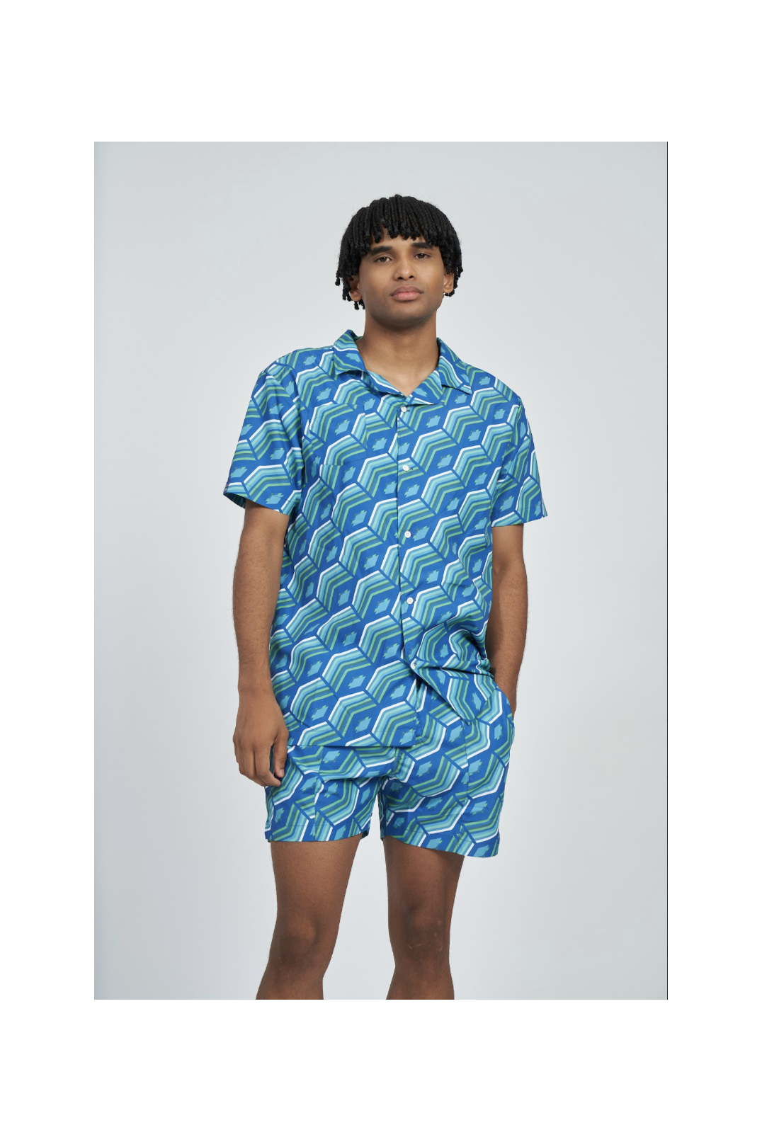 Camisa Umbro  Cabana Printed Quetzal Green Multi