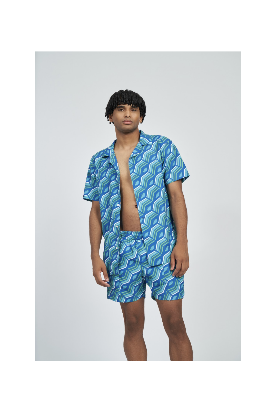 Camisa Umbro  Cabana Printed Quetzal Green Multi