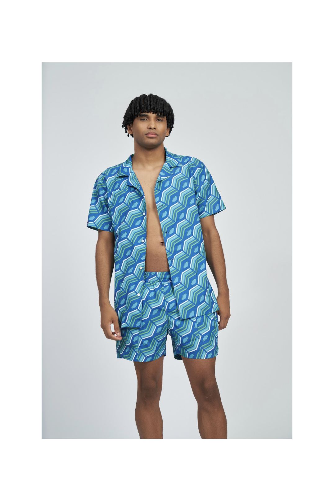 Camisa Umbro  Cabana Printed Quetzal Green Multi