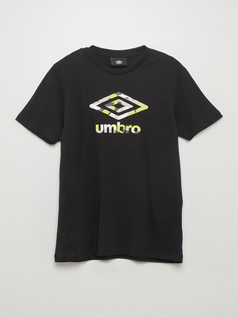 CAMISETA CON LOGO 'UMBRO'  NEGRO