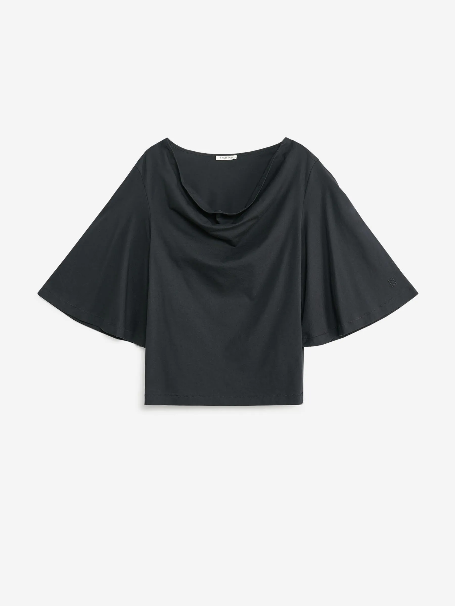 Camiseta Fruncida Algodón