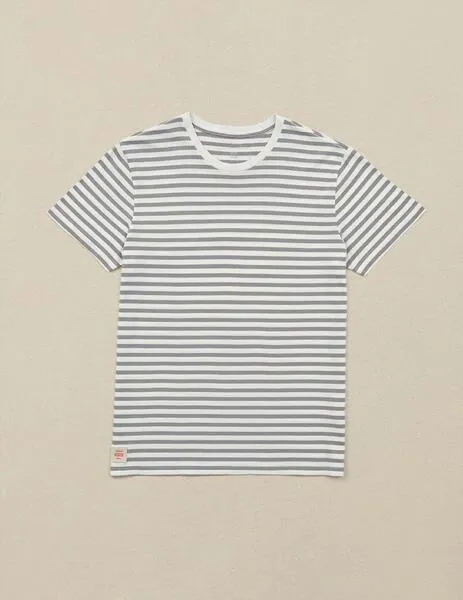 CAMISETA GLOBE HORIZON STRIPED  WHITE