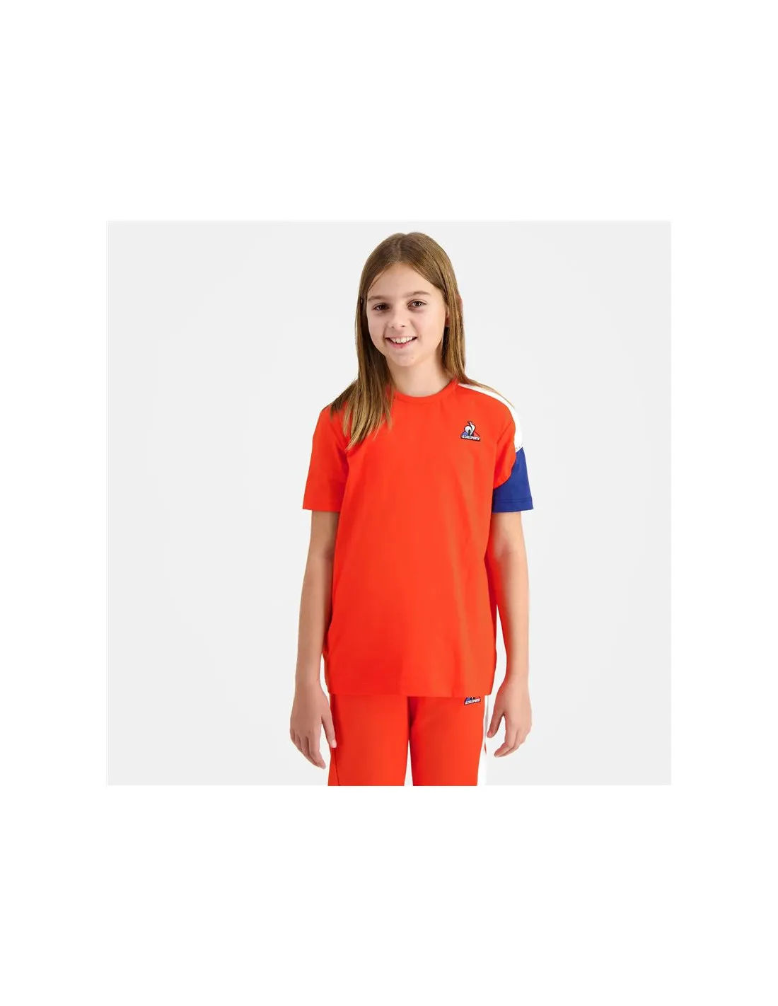 Camiseta Le Coq Sportif Saison Nª 1 Naranja Infantil
