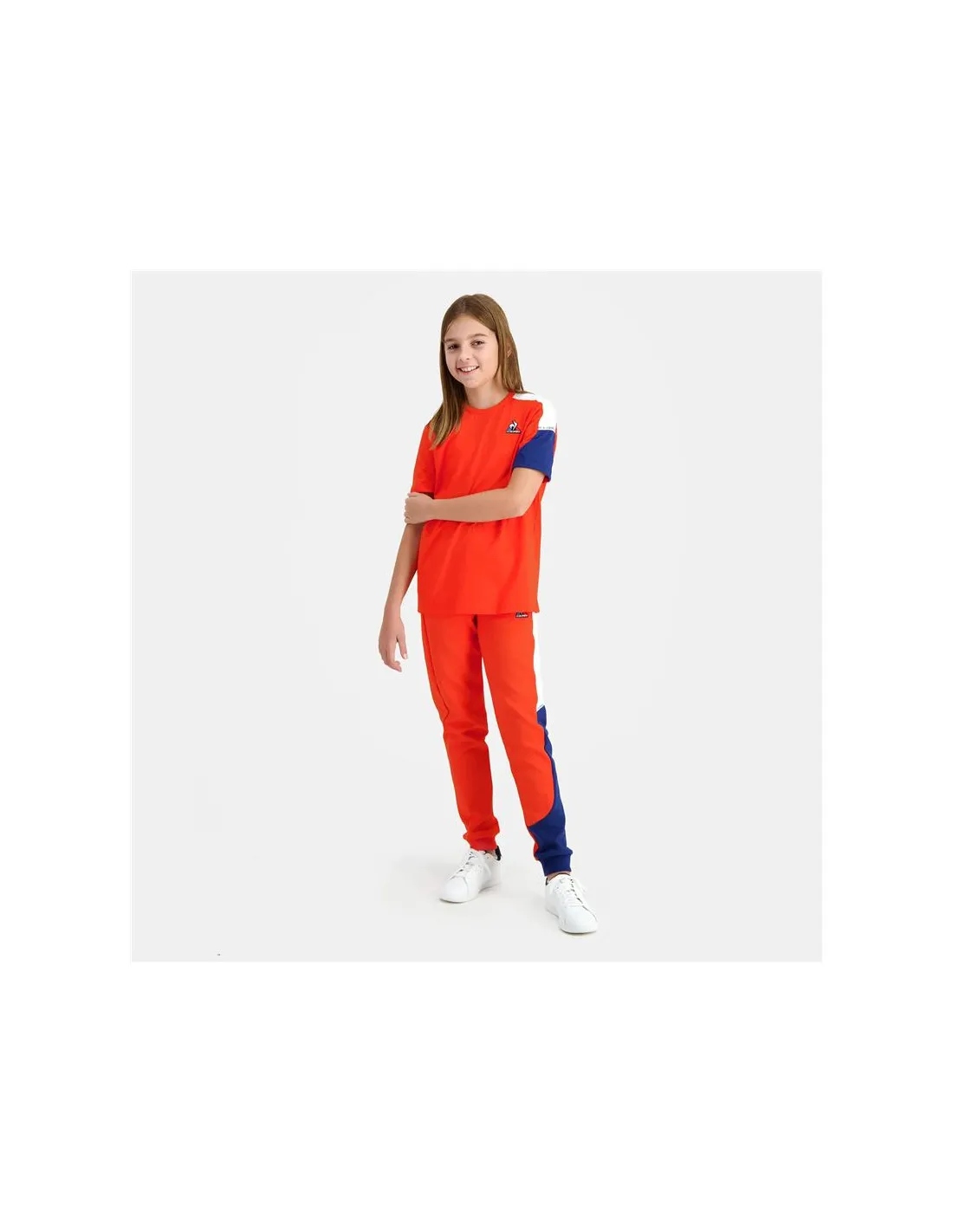 Camiseta Le Coq Sportif Saison Nª 1 Naranja Infantil