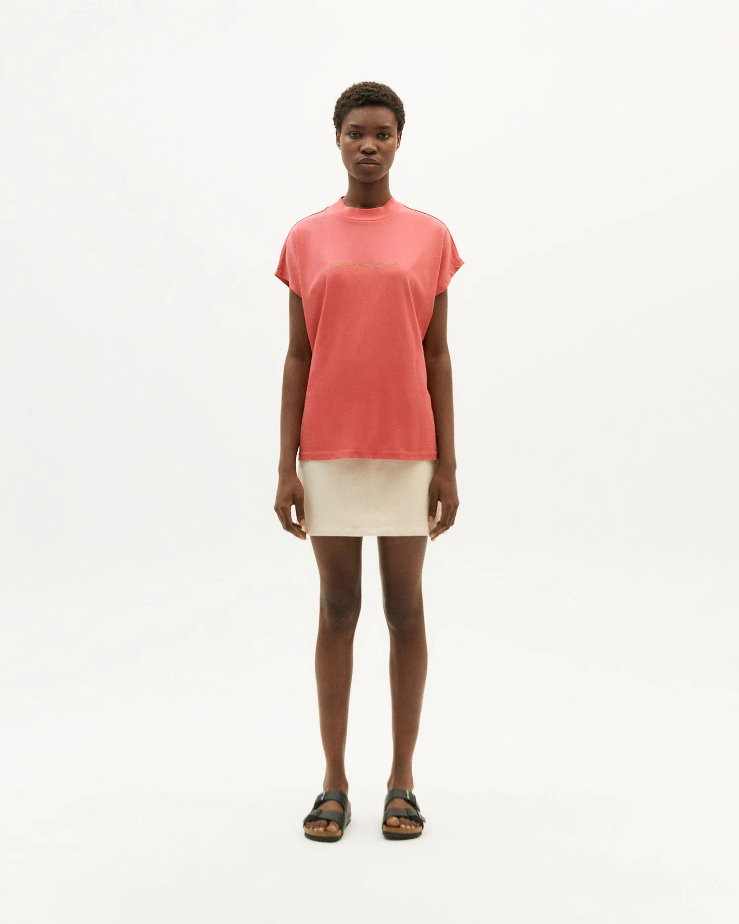 Camiseta Rosa Here Comes The Sun