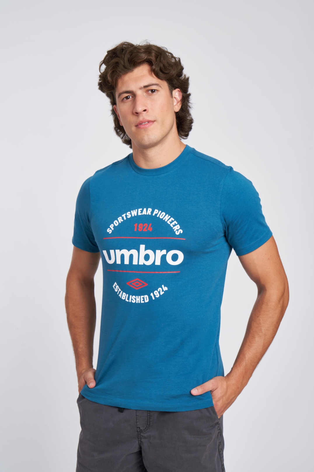 CAMISETA UMBRO FW CIRCULAR GRAPHIC TEELYONS BLUE