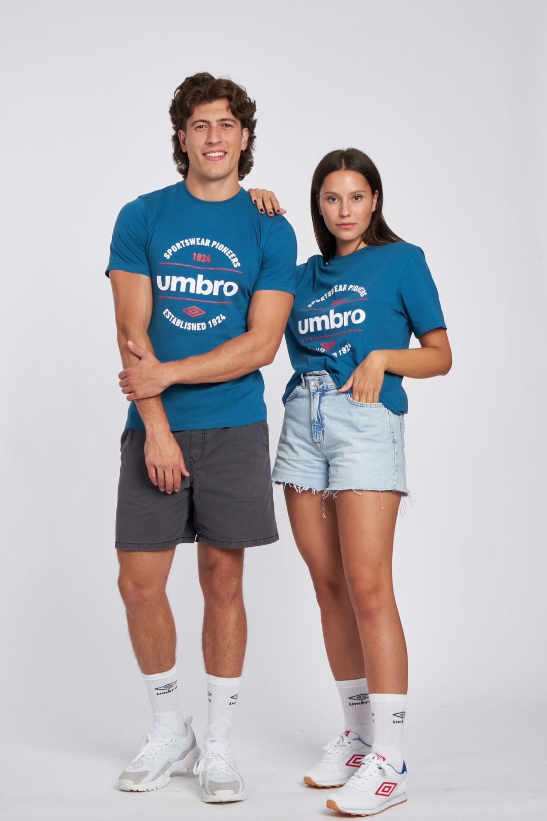 CAMISETA UMBRO FW CIRCULAR GRAPHIC TEELYONS BLUE