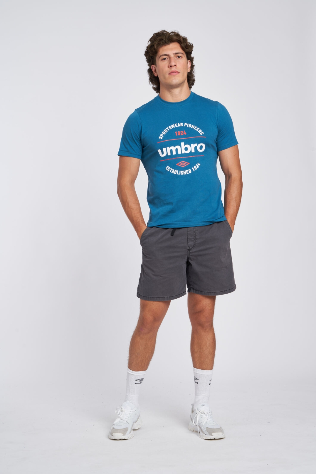 CAMISETA UMBRO FW CIRCULAR GRAPHIC TEELYONS BLUE