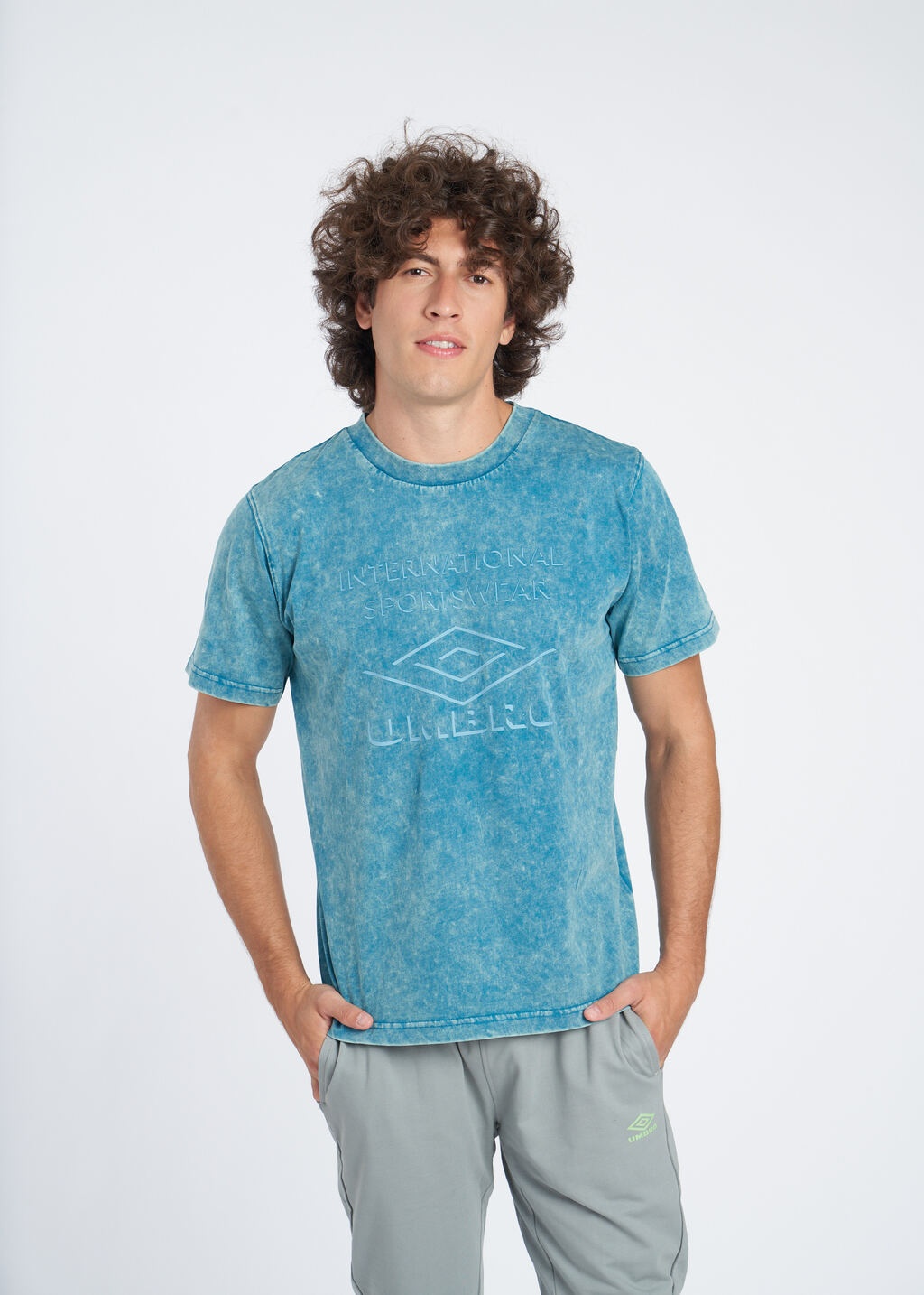CAMISETA UMBRO LARGE LOGO TEE OCEAN DEPTHS