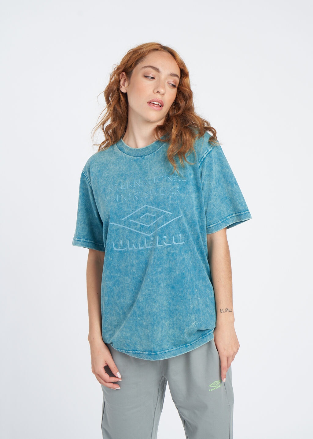 CAMISETA UMBRO LARGE LOGO TEE OCEAN DEPTHS