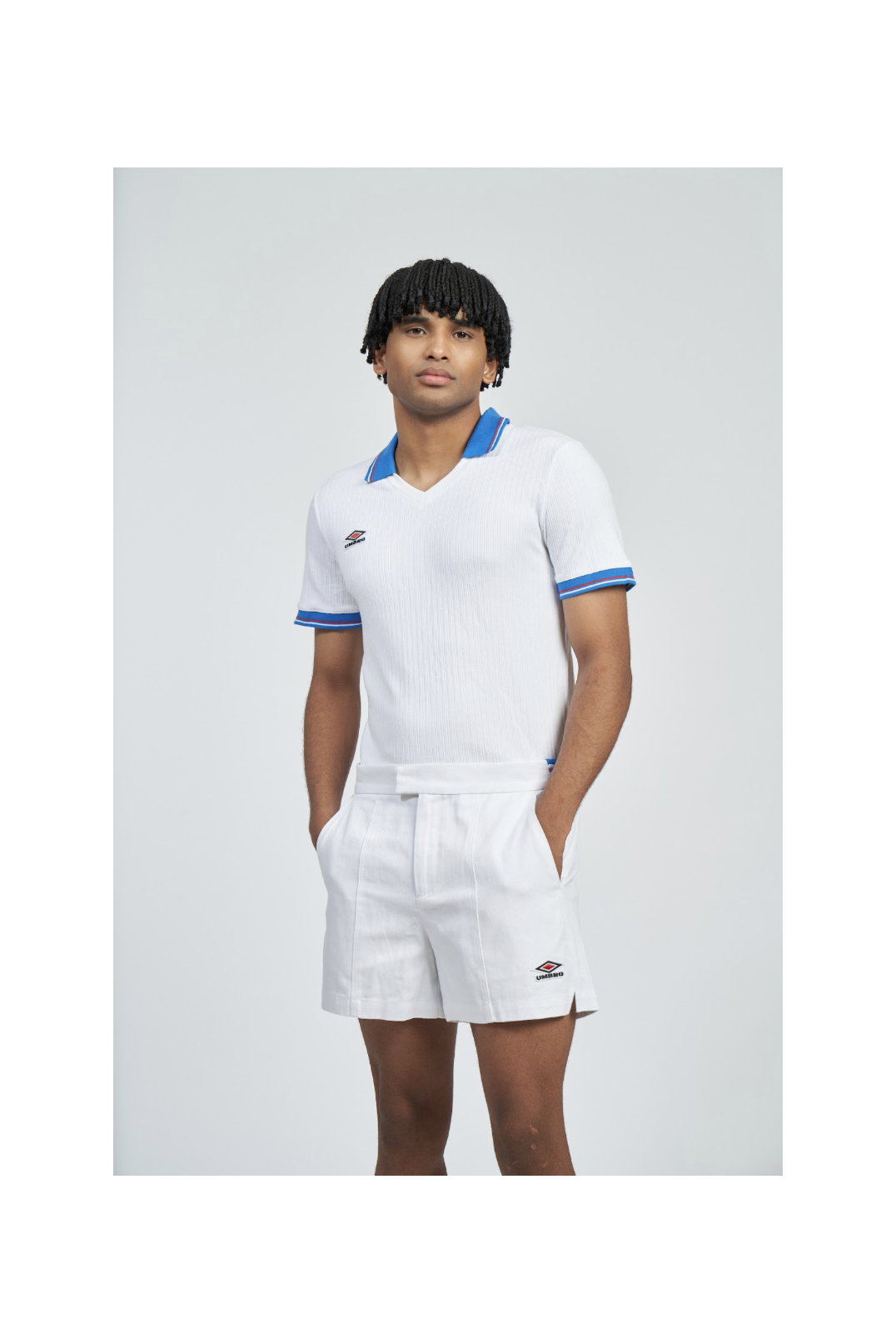 Camiseta Umbro Rib Tennis Tee Brilliant White