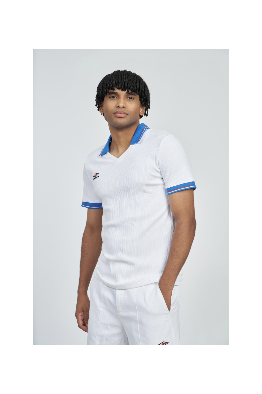 Camiseta Umbro Rib Tennis Tee Brilliant White